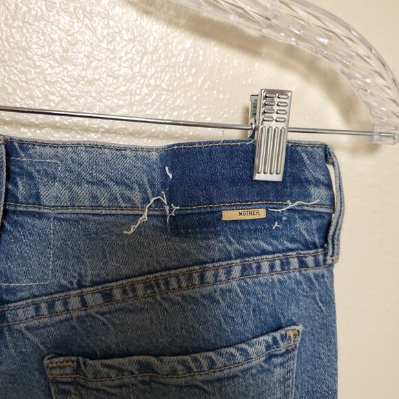 MOTHER The Outsider Flood Fray Jeans  Sz 26 - Picture 10 of 14